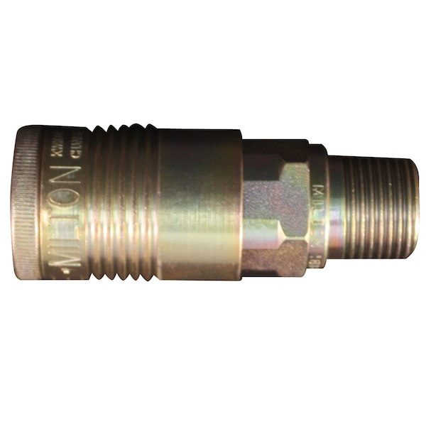 G Style 1/2" body Industrial Coupler, 1/2" MNPT, PK50